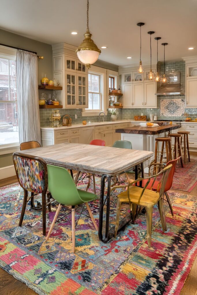 Vibrant Vintage and Modern Fusion