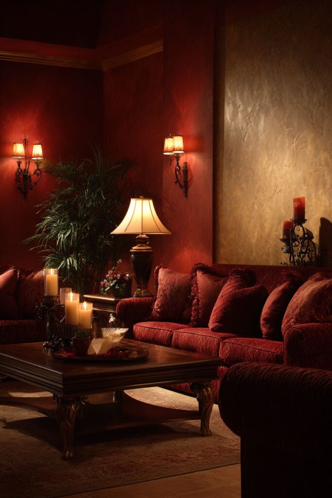 Sophisticated Burgundy Velvet Elegance