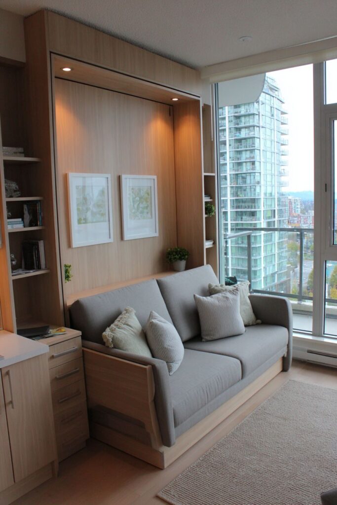 The Ultimate Studio Apartment with Integrated Murphy Bed