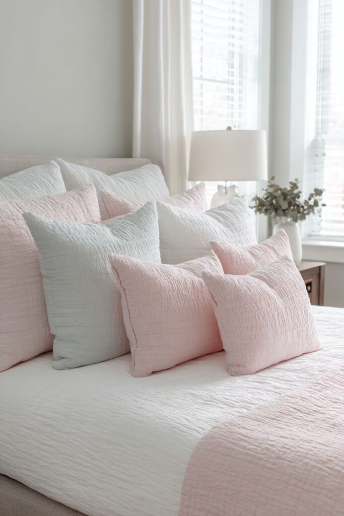 Serene White and Blush Sanctuary