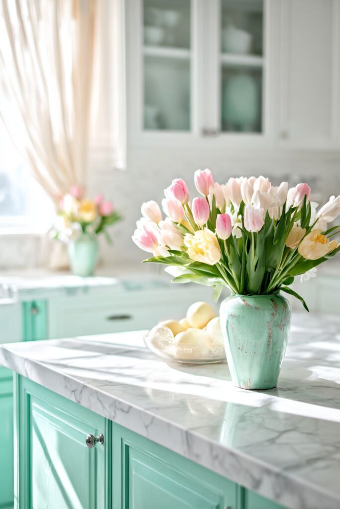 Pastel Perfection with Mint Green Accents
