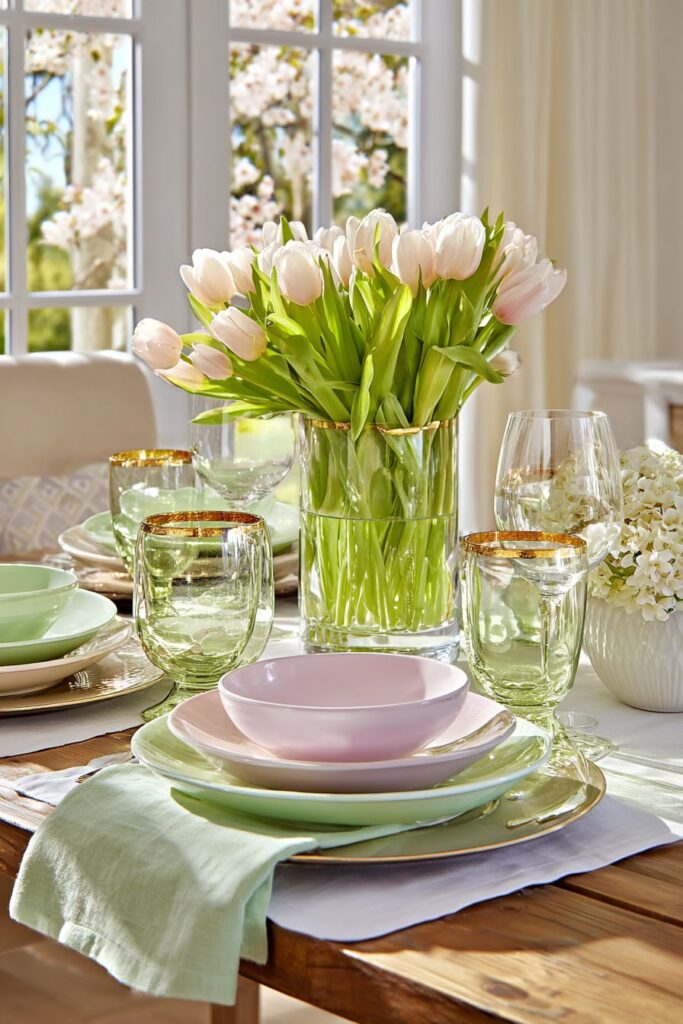 Farmhouse Fresh with Pastel Pink Accents