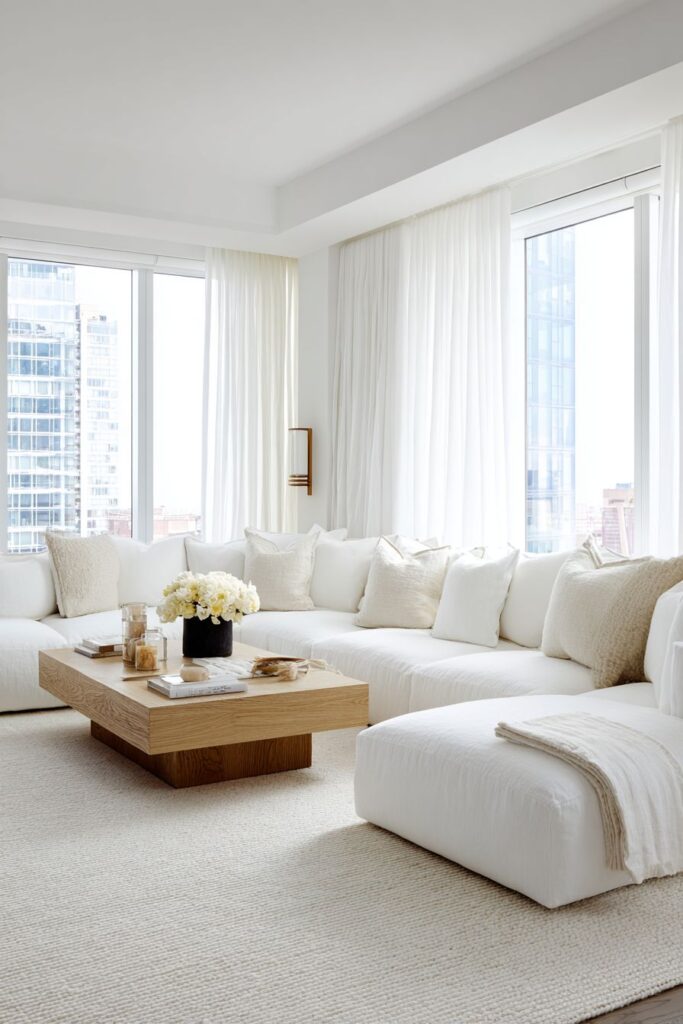 Textured White Linen Sanctuary