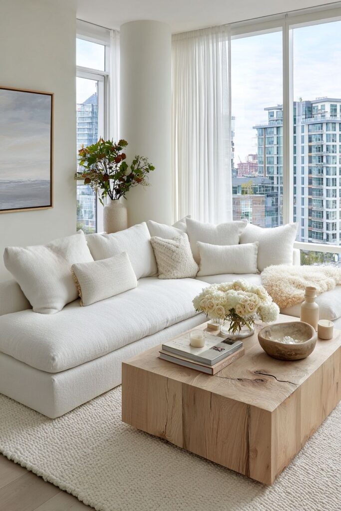 Textured White Linen Sanctuary