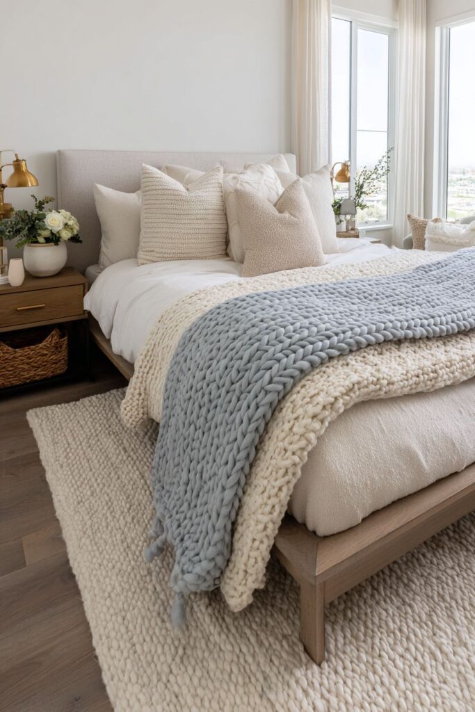 Layered Luxury Platform Bed Retreat