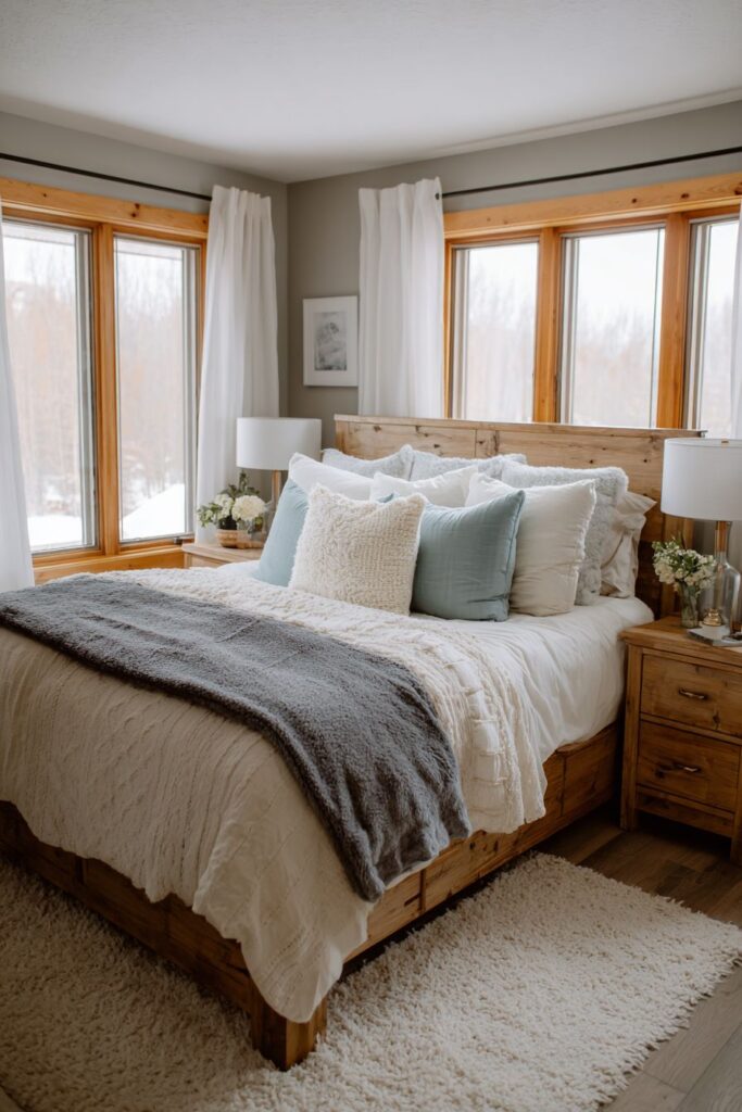 Layered Luxury Platform Bed Retreat