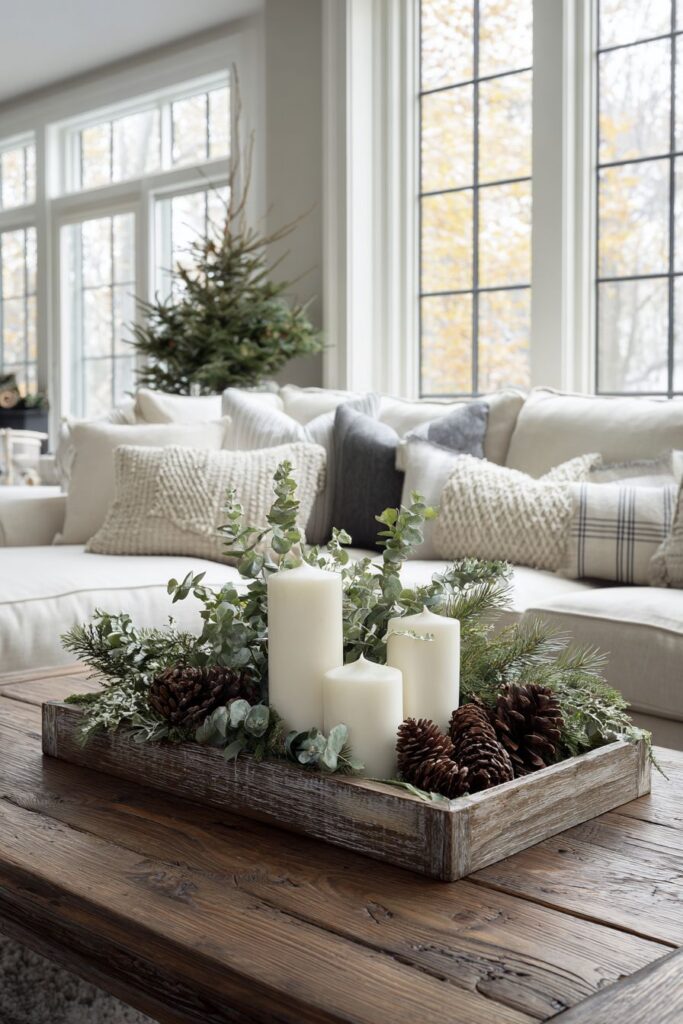 Rustic Wooden Coffee Table Winter Haven