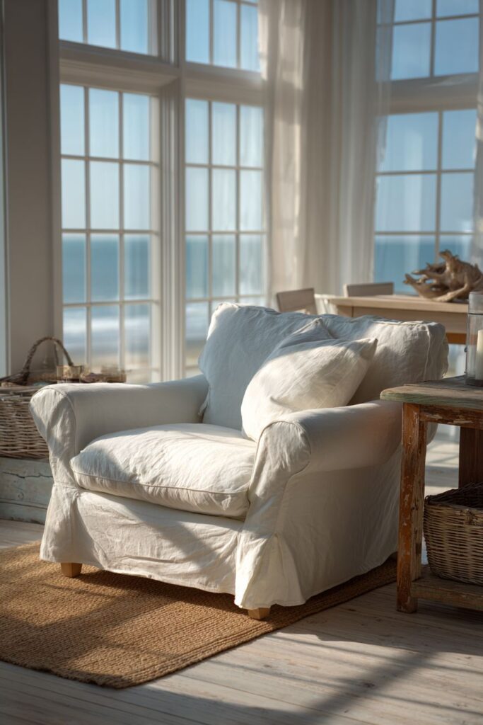 Coastal Casual: Breezy White Linen