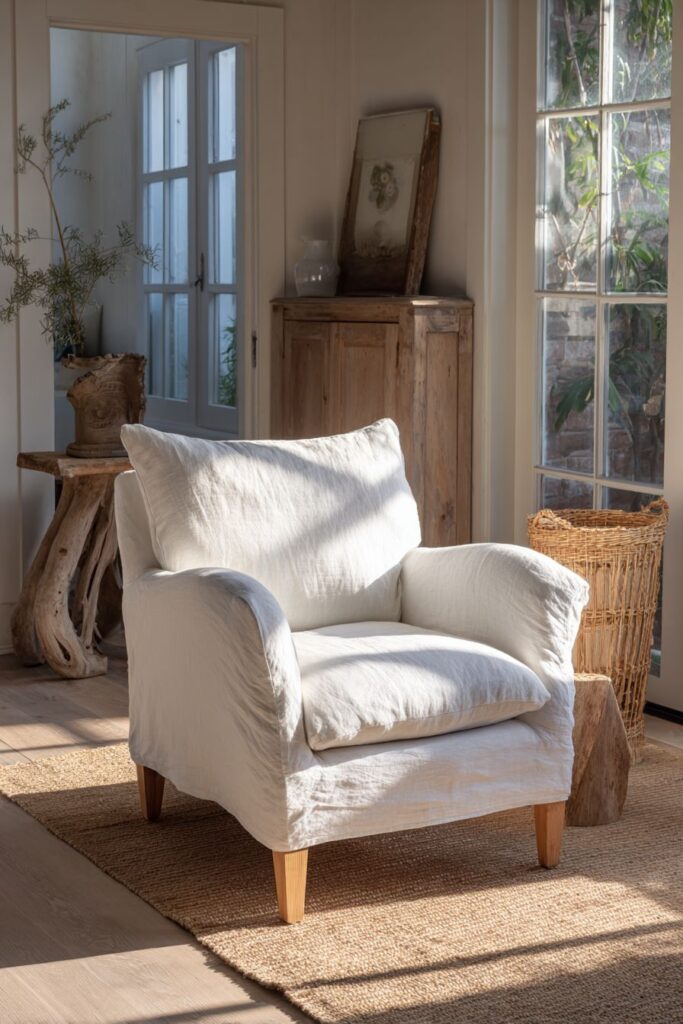 Coastal Casual: Breezy White Linen