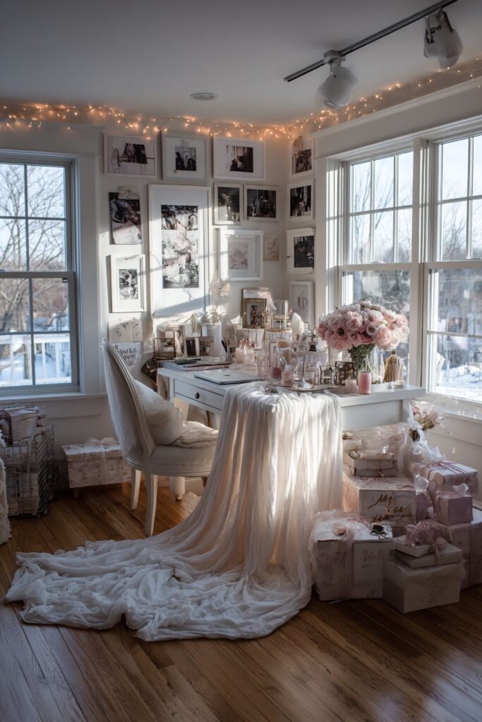 Transformed Home Office Celebration Space