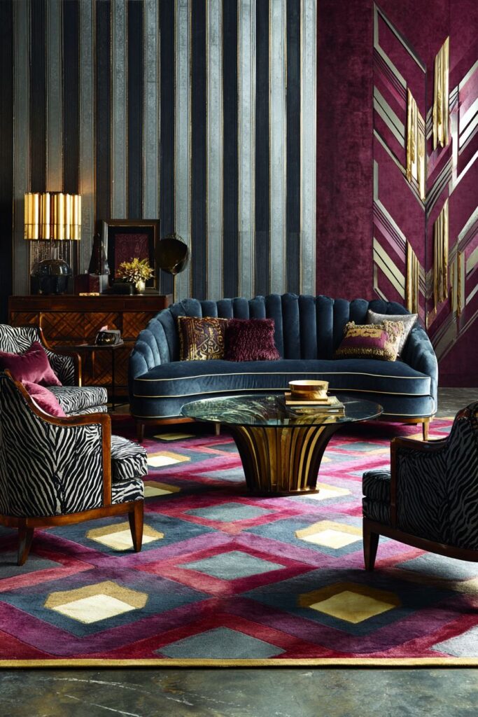 Exotic Materials with Peacock Blue Drama