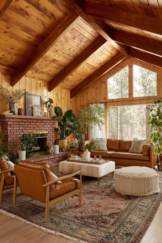 Layered Hearth with Accumulated Treasures