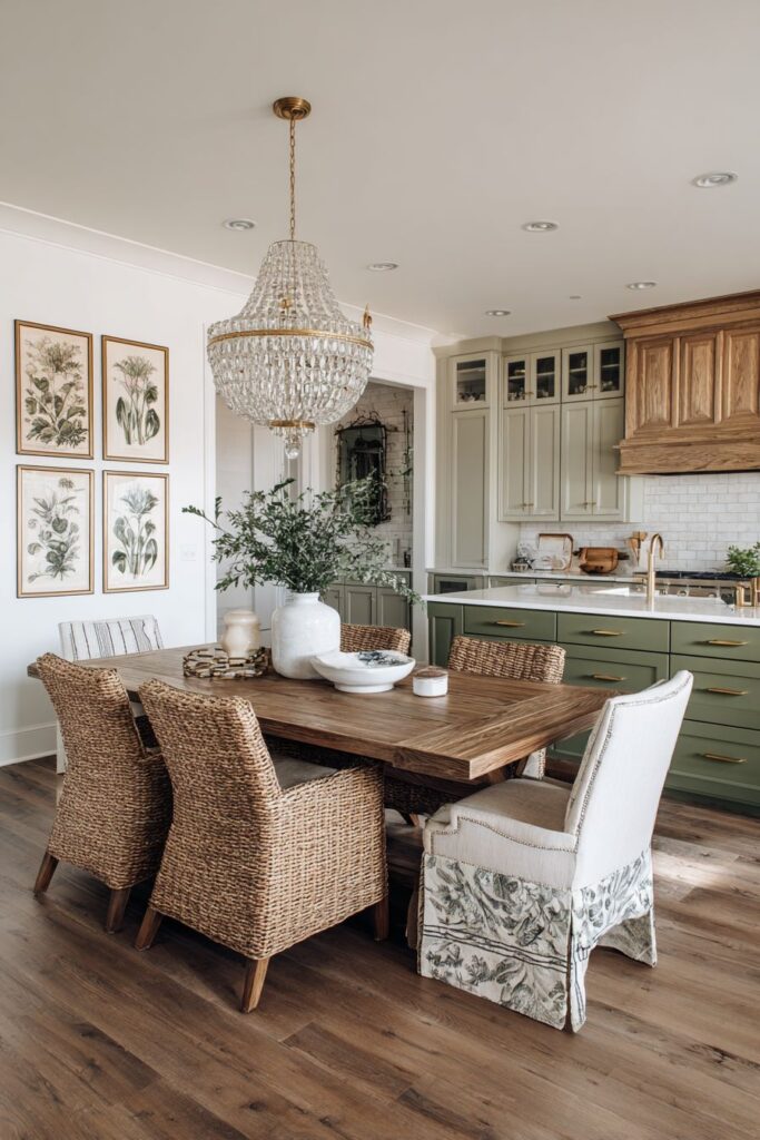 Sophisticated Color Coordination in Mixed Styles