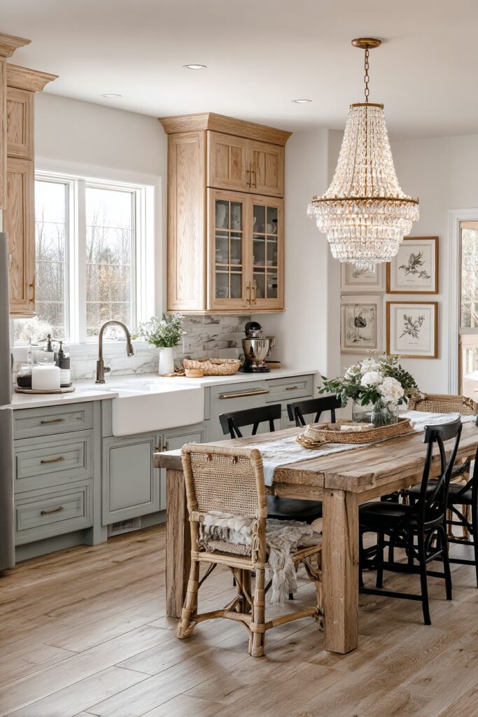 Sophisticated Color Coordination in Mixed Styles