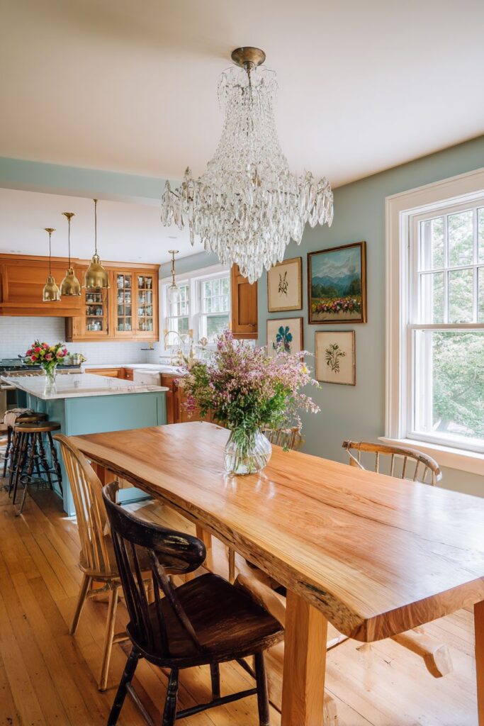 Sophisticated Color Coordination in Mixed Styles