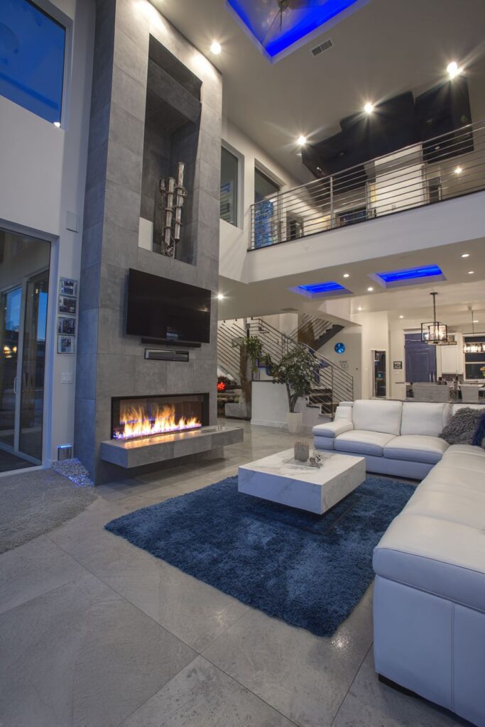 LED Backlit Panels for Dramatic Accent Wall Features