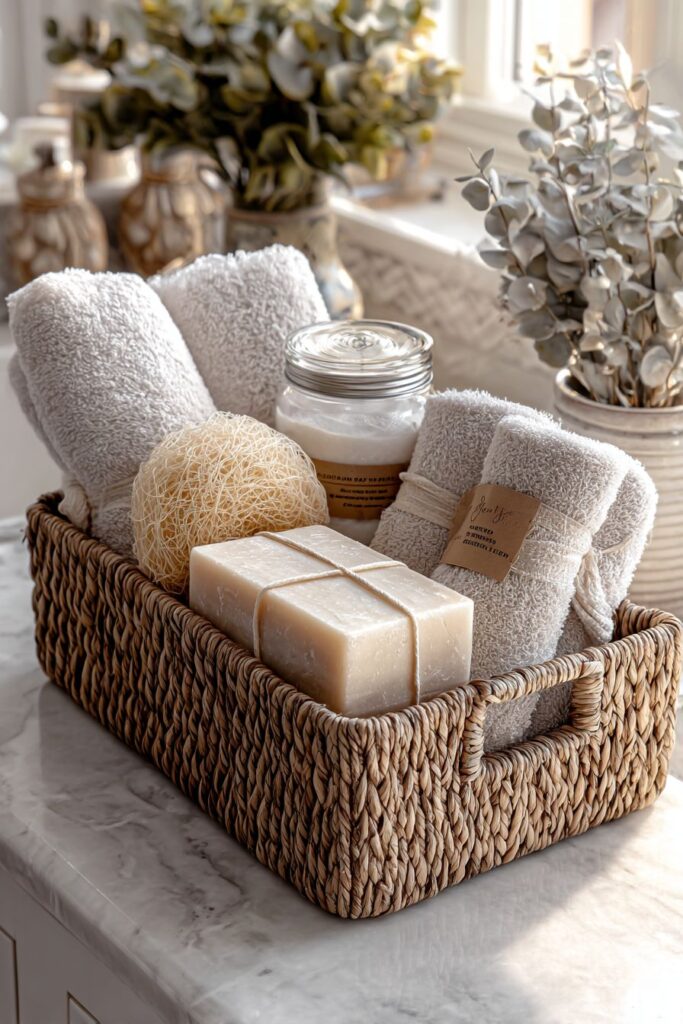 Bathroom Spa Basket Pampering Collection