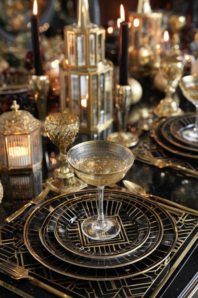 Art Deco Geometric Glamour