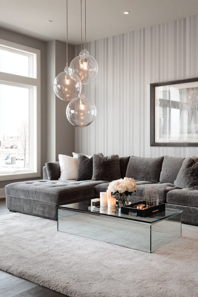 Transparent Furniture with Visual Tricks