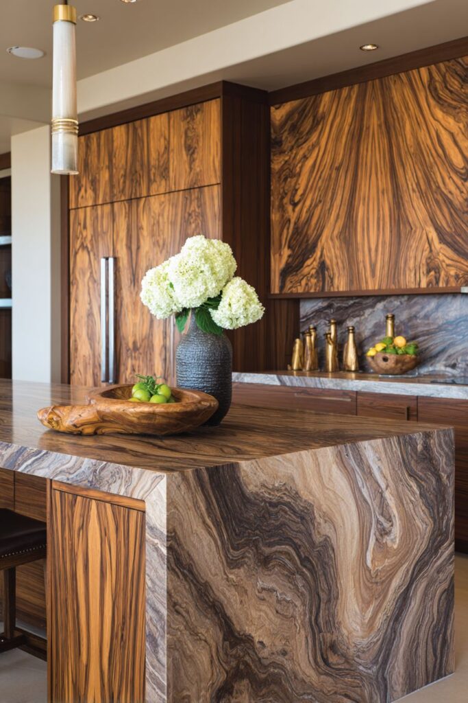 Luxury Exotic Zebrawood Statement Design