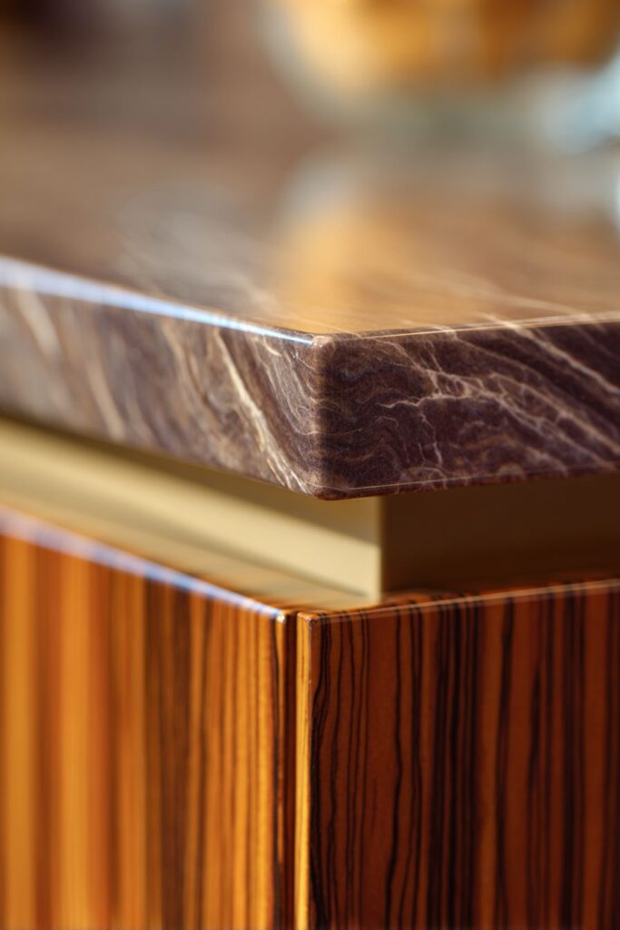 Luxury Exotic Zebrawood Statement Design