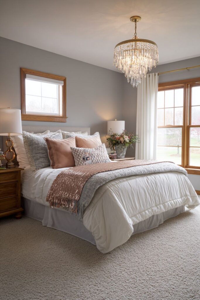 DIY Photo Chandelier Memory Piece