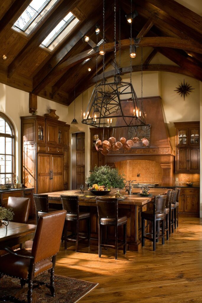 Cathedral-Style Cabinet Doors in Deep Walnut