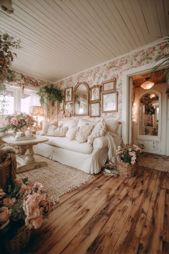 Romantic Wallpaper and Pressed Flower Gallery