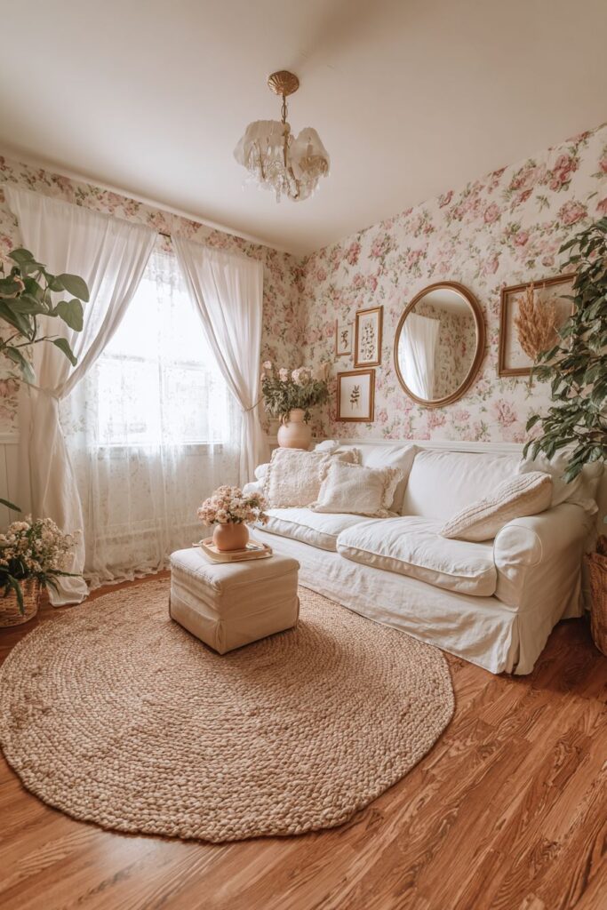 Romantic Wallpaper and Pressed Flower Gallery