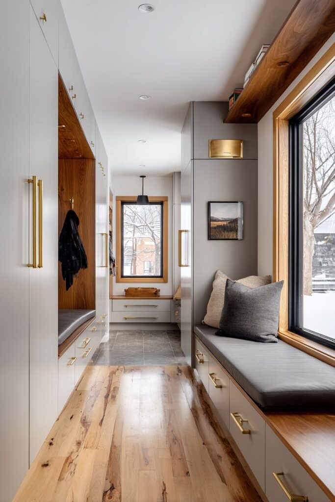 Modern Mudroom Efficiency