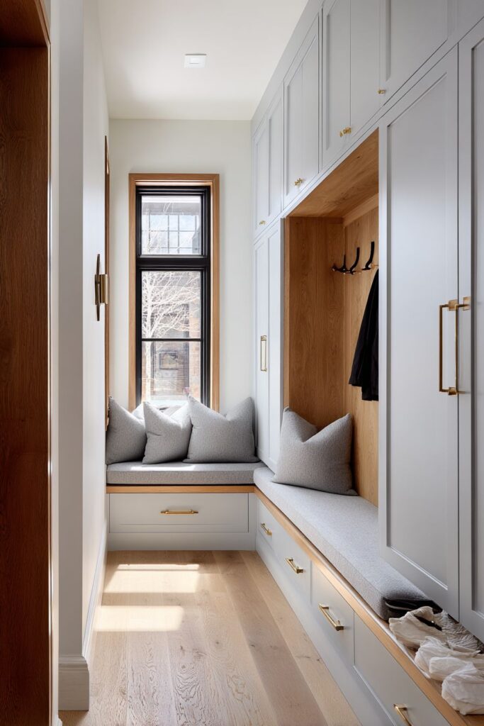 Modern Mudroom Efficiency