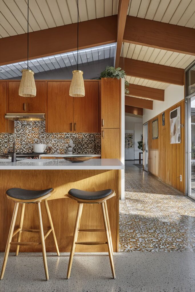 Mid-Century Modern Kitchen Aesthetic