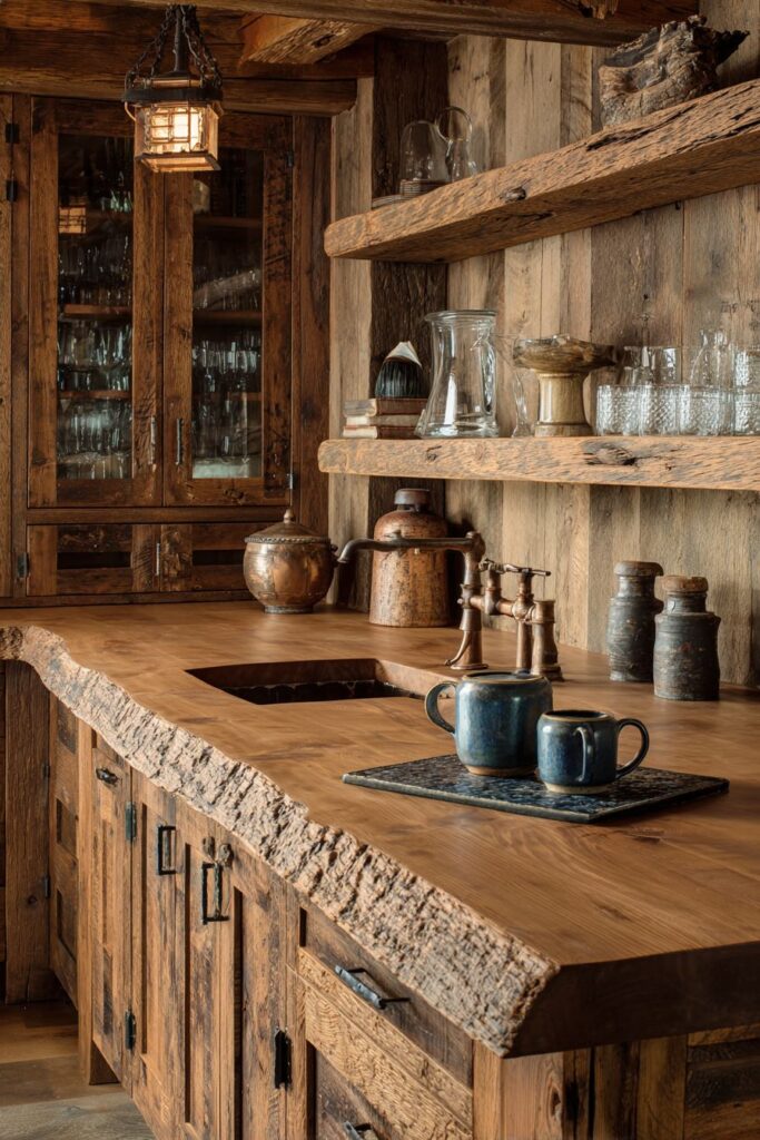  Rustic Reclaimed Barn Wood Cabinets