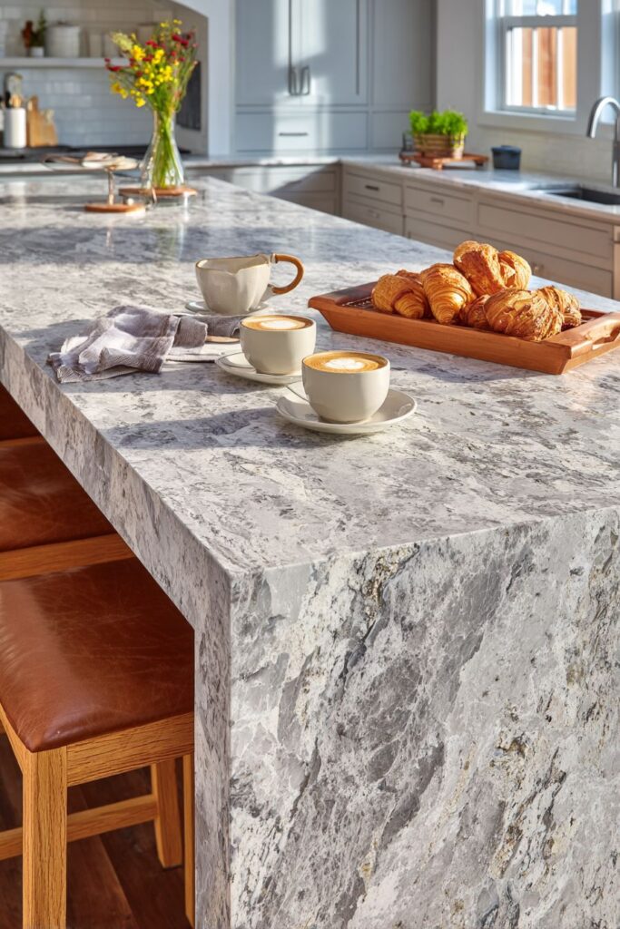 Waterfall Edge Quartz Morning Ritual