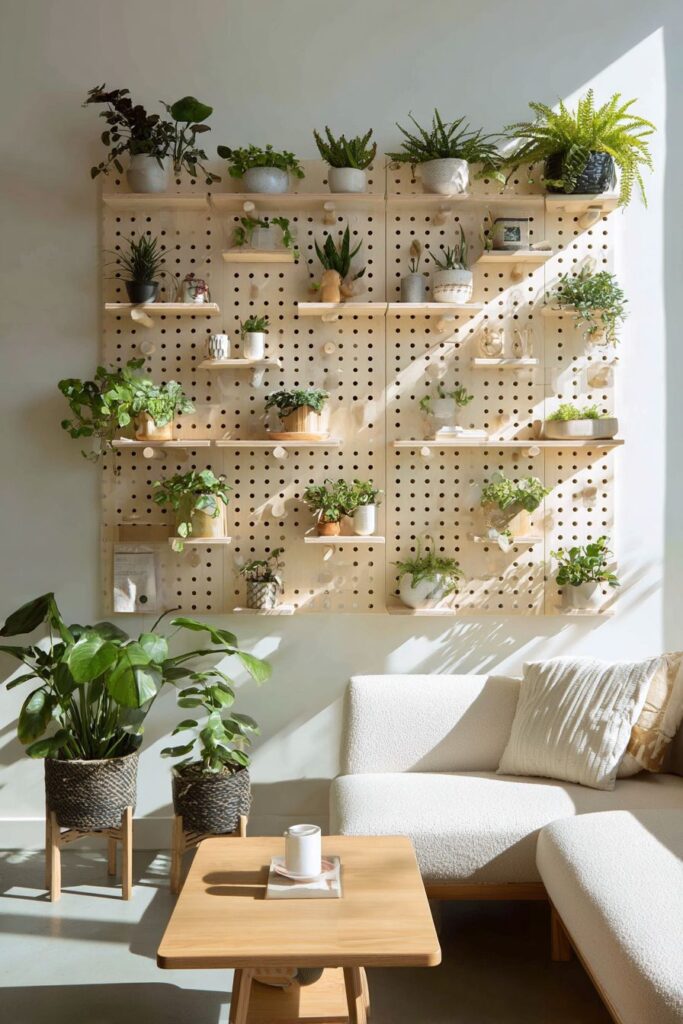 Scandinavian Pegboard Organization System