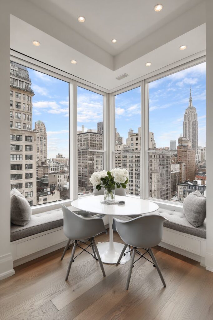 Triangular Corner Table Design