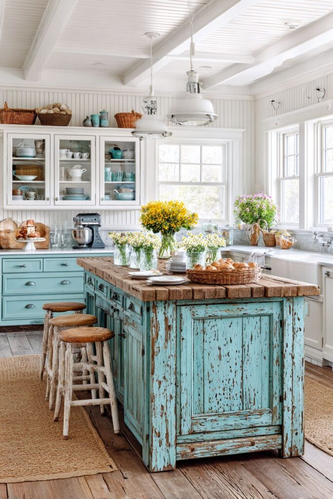 Cottage-Style Robin's Egg Blue Charm