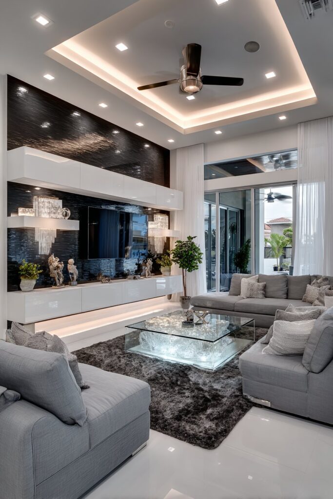 Contemporary Floating Entertainment System