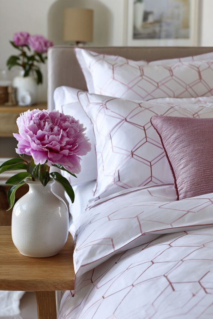 Scandinavian Serenity with Geometric Patterns