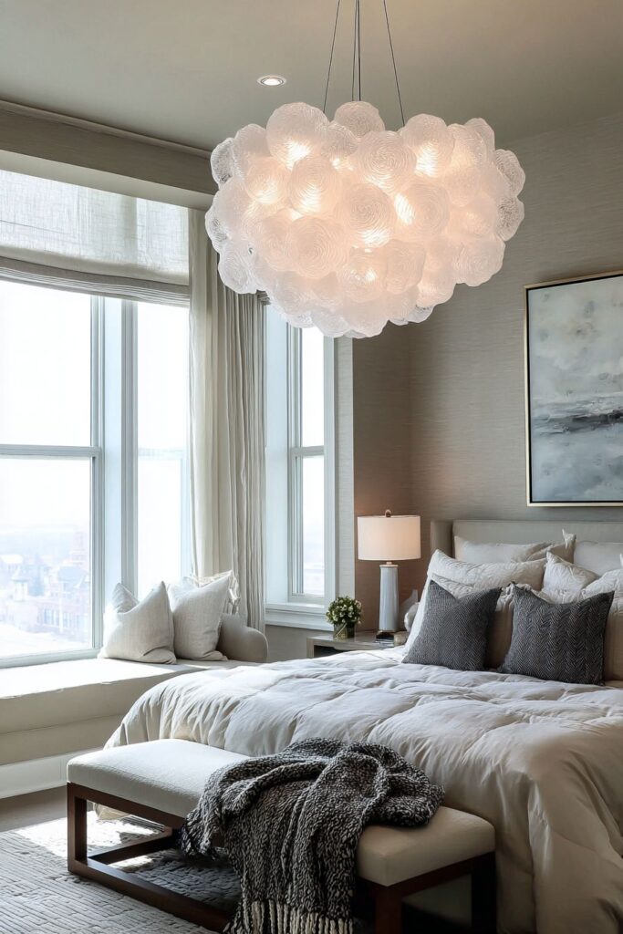 Statement Lighting Winter Ambiance