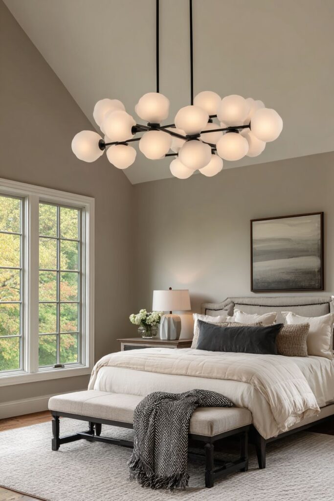 Statement Lighting Winter Ambiance