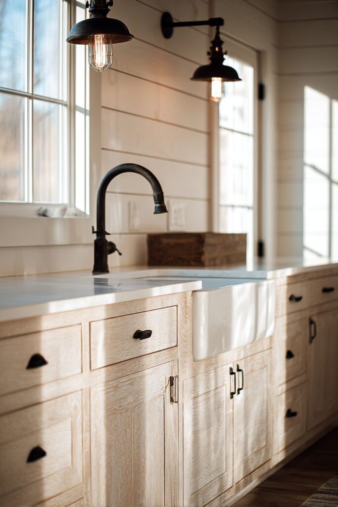 Modern Farmhouse White Oak Sophistication