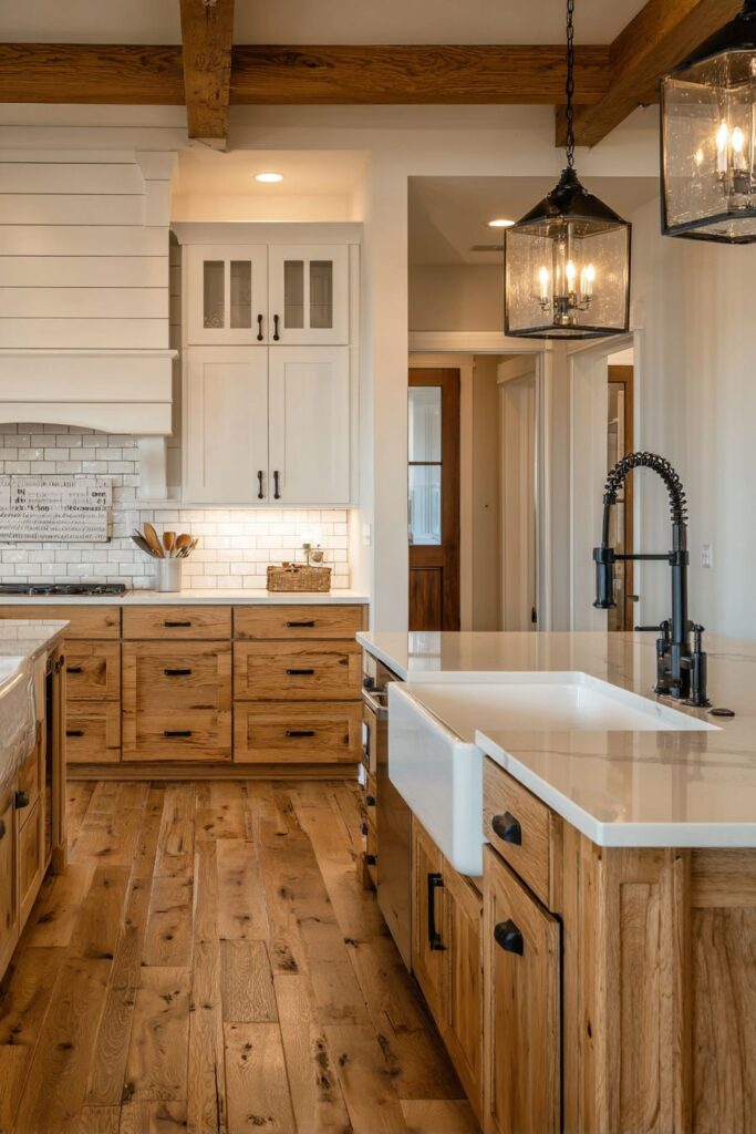 Modern Farmhouse White Oak Sophistication