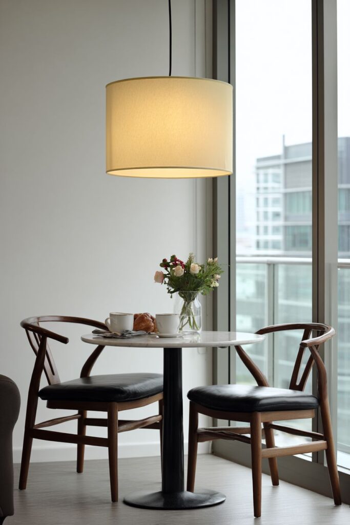 Modern Electric Fireplace as Corner Focal Point