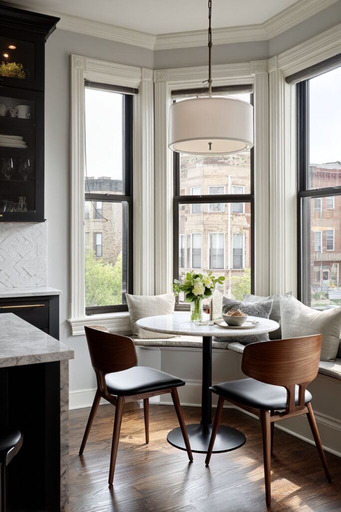 Modern Electric Fireplace as Corner Focal Point