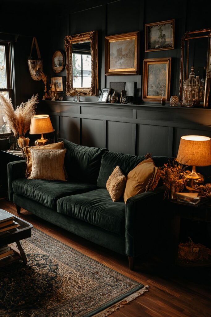 Eclectic Mirror Gallery Wall