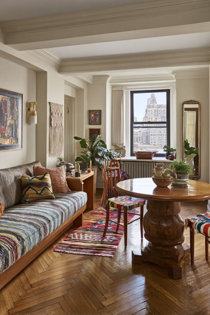 Bohemian Eclecticism with Layered Textures