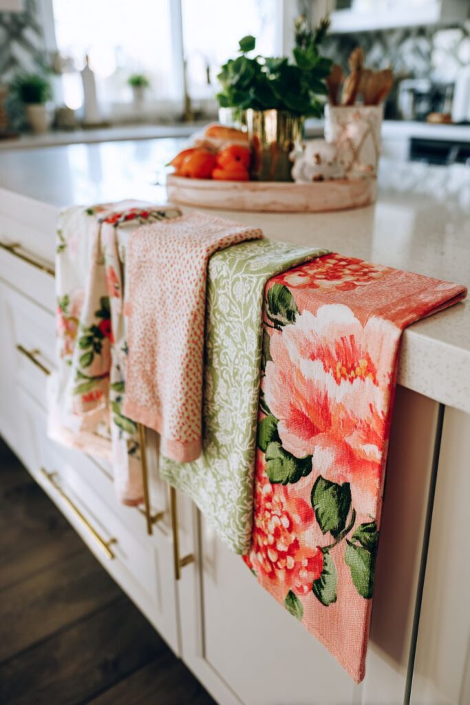 Coordinated Textile Spring Symphony