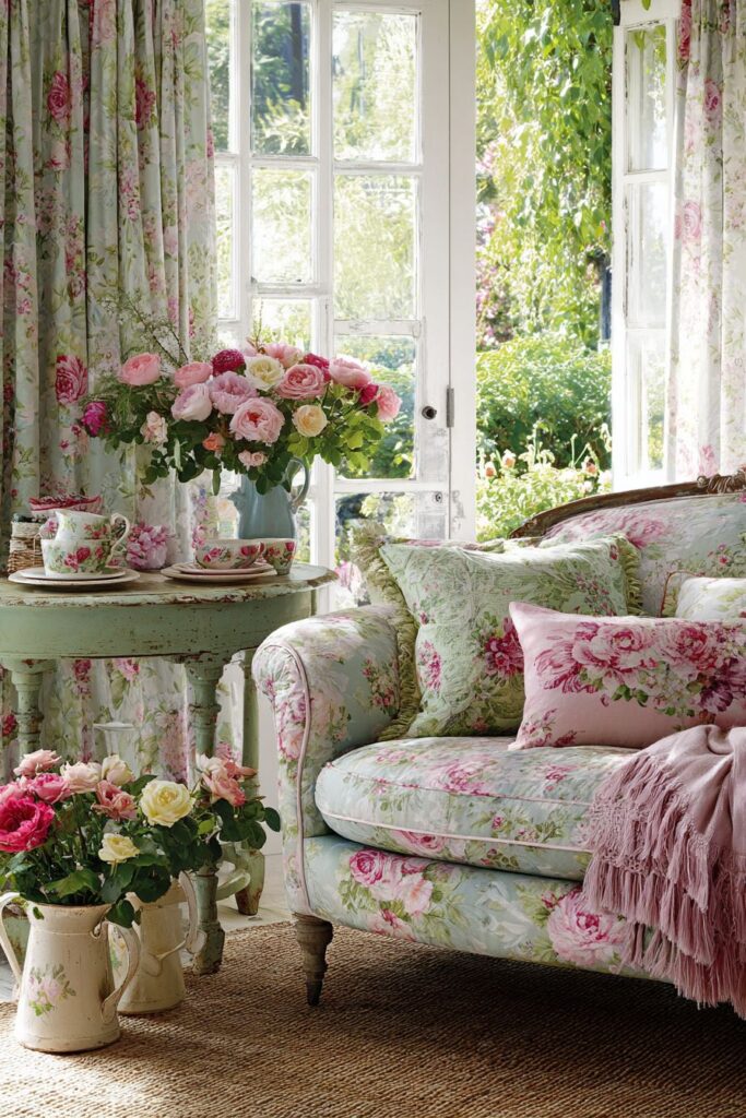 Cottage Romance with Floral Abundance