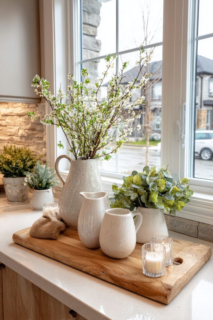 Functional Kitchen Window Display